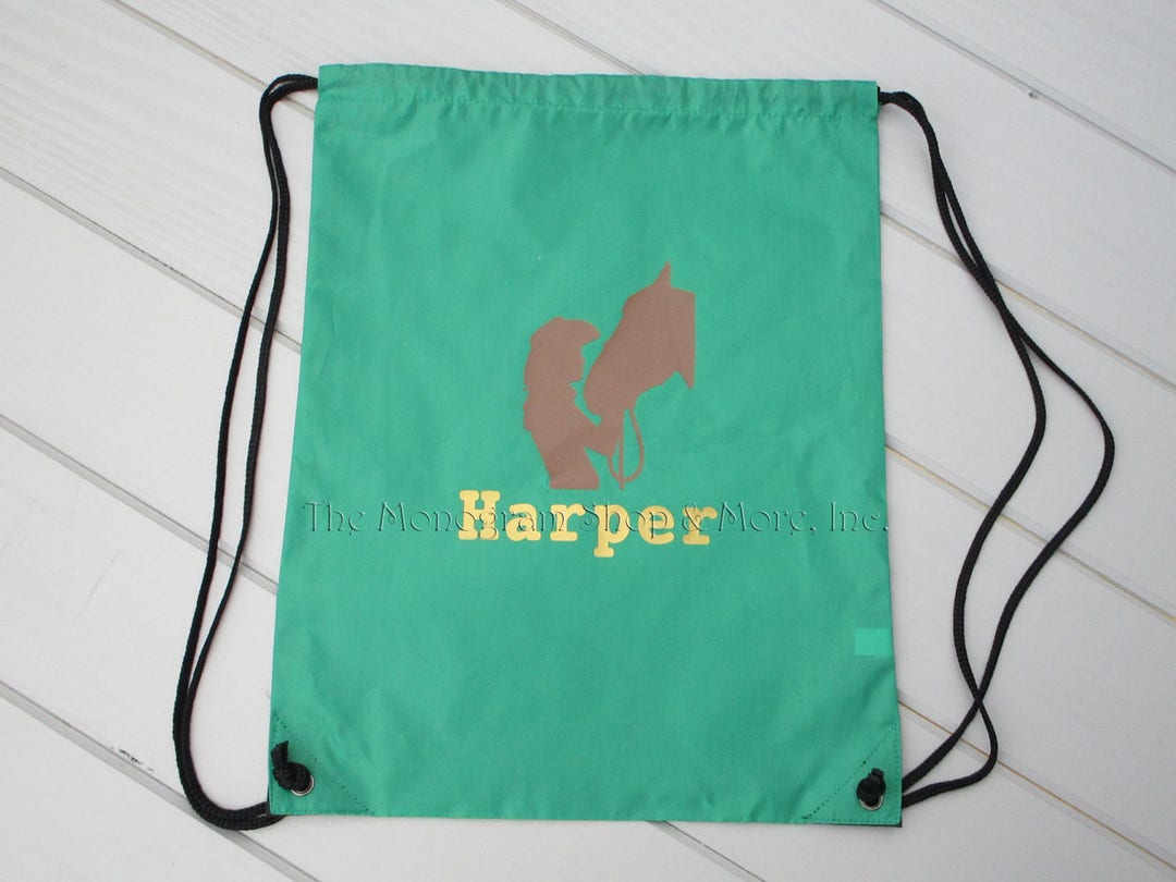 Drawstring Backpacks for Girls / Monogrammed Backpacks for Etsy