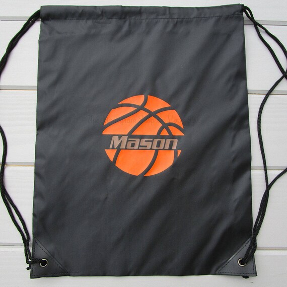 basketball drawstring backpack