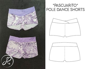 PDF SEWING PATTERN, *Pascuarito* Pole dance shorts