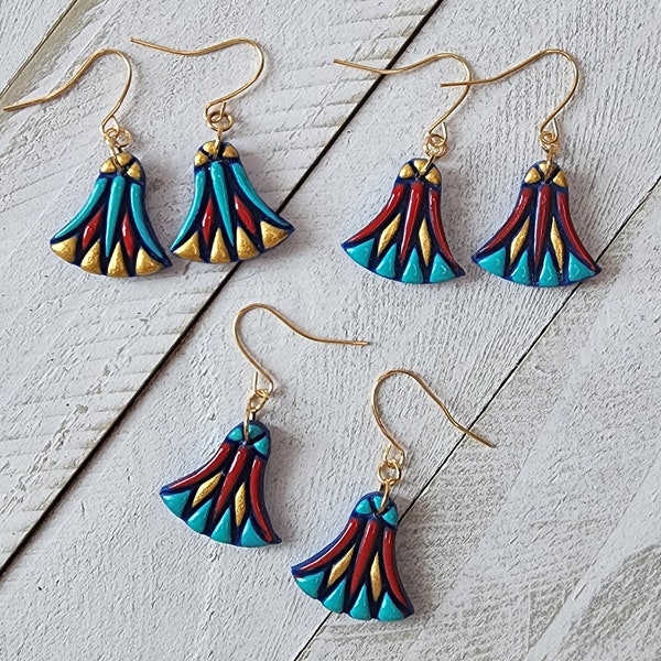 Egypt Mini Painting Earrings