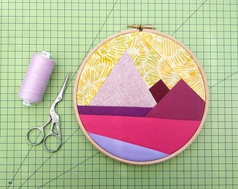 Mountain foundation paper piecing patterns