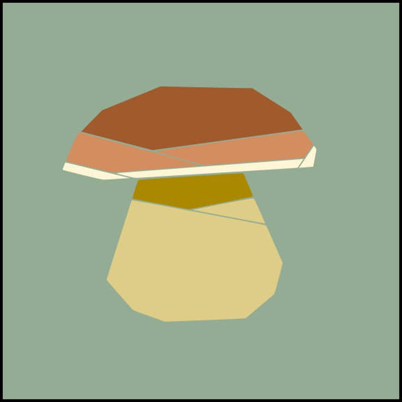 Mushroom Foundation Paper Piecing Patterns image 10