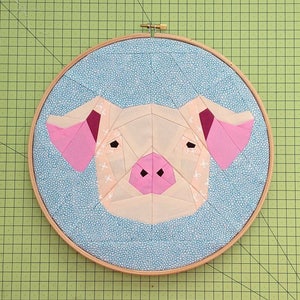Pig Paper Piecing Pattern image 3