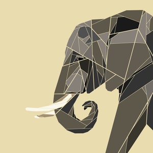 Elephant Foundation Paper Piecing Pattern