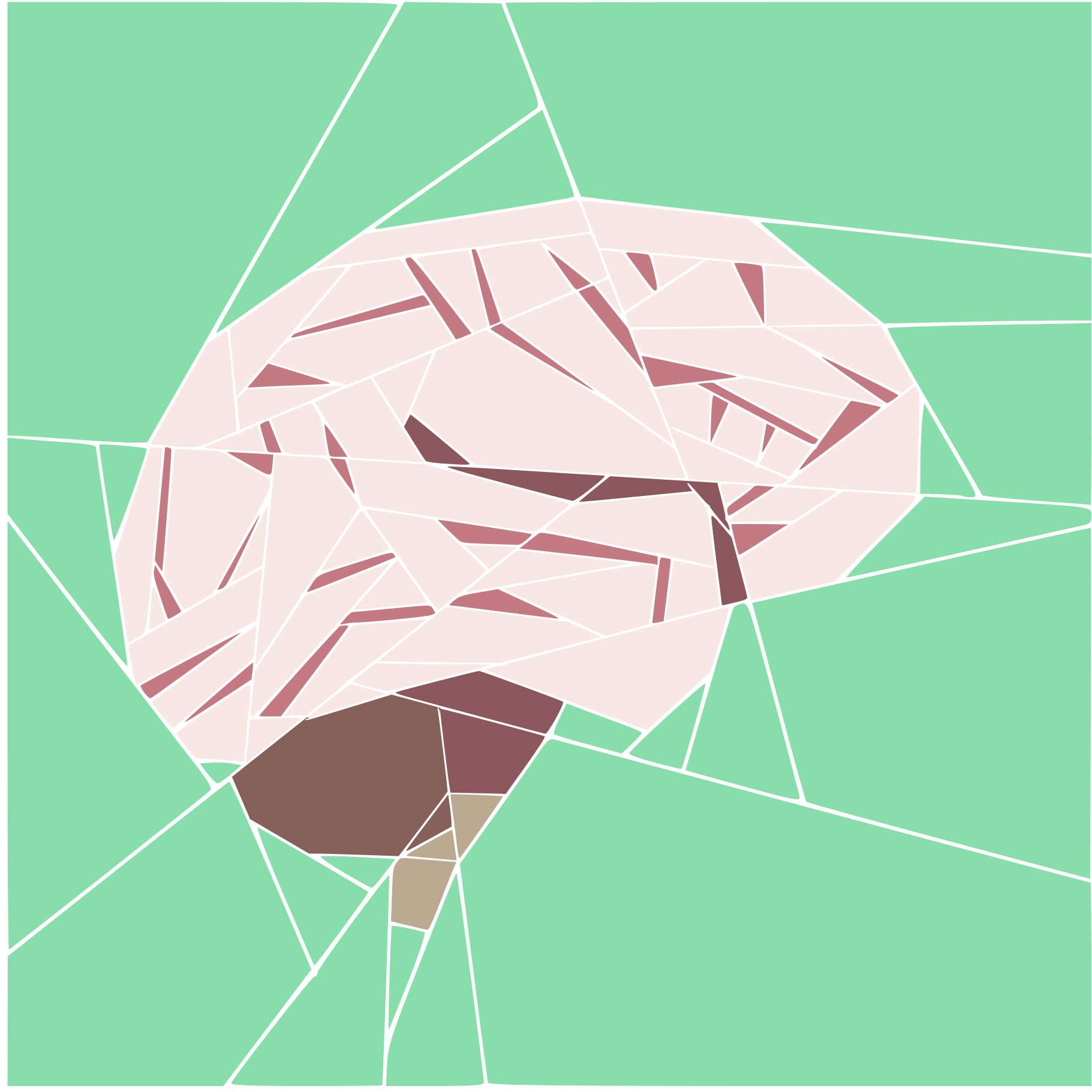 Anatomical Brain Paper Piecing Pattern – Medical Quilt Block (PDF ...