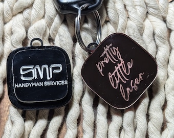 Tap Tag | Tap Share | NFC Enabled Social Sync Keychain | Facebook | Instagram | TikTok | LinkTree | YouTube | Venmo | Shopify | Etsy