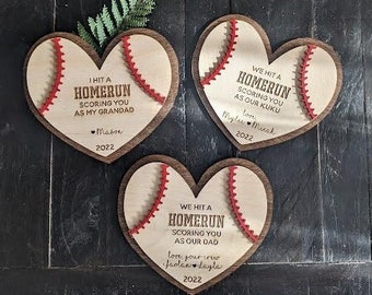 I Hit a Homerun Scoring You As My Dad | Fathers Day Home Run Gift | We Hit a Homerun | Dad | Grandpa | PopPop | Papa | Father's Day Gift