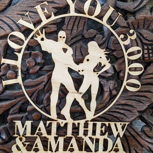 Avenger Inspired Wood Cake Topper | I love you 3000 Cake Topper | Anniversary |  Marvels Avengers End Game Script | Option Cake Topper