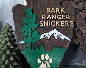 Personalized Inspired Bark Dog Ranger Sign | Pet Goer Park  Sign | Inspired NP Traveler Wall Decor | Pup / Dog Explorer Sign |