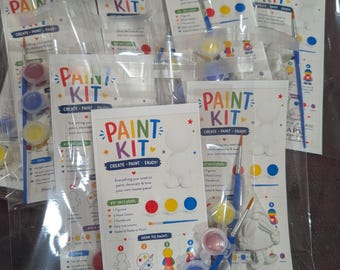 Gnome Paint Kit for Kids | DIY Plaster Painting Kit | Craft Kit | Craft Party Favor | Kids Activity Kit |