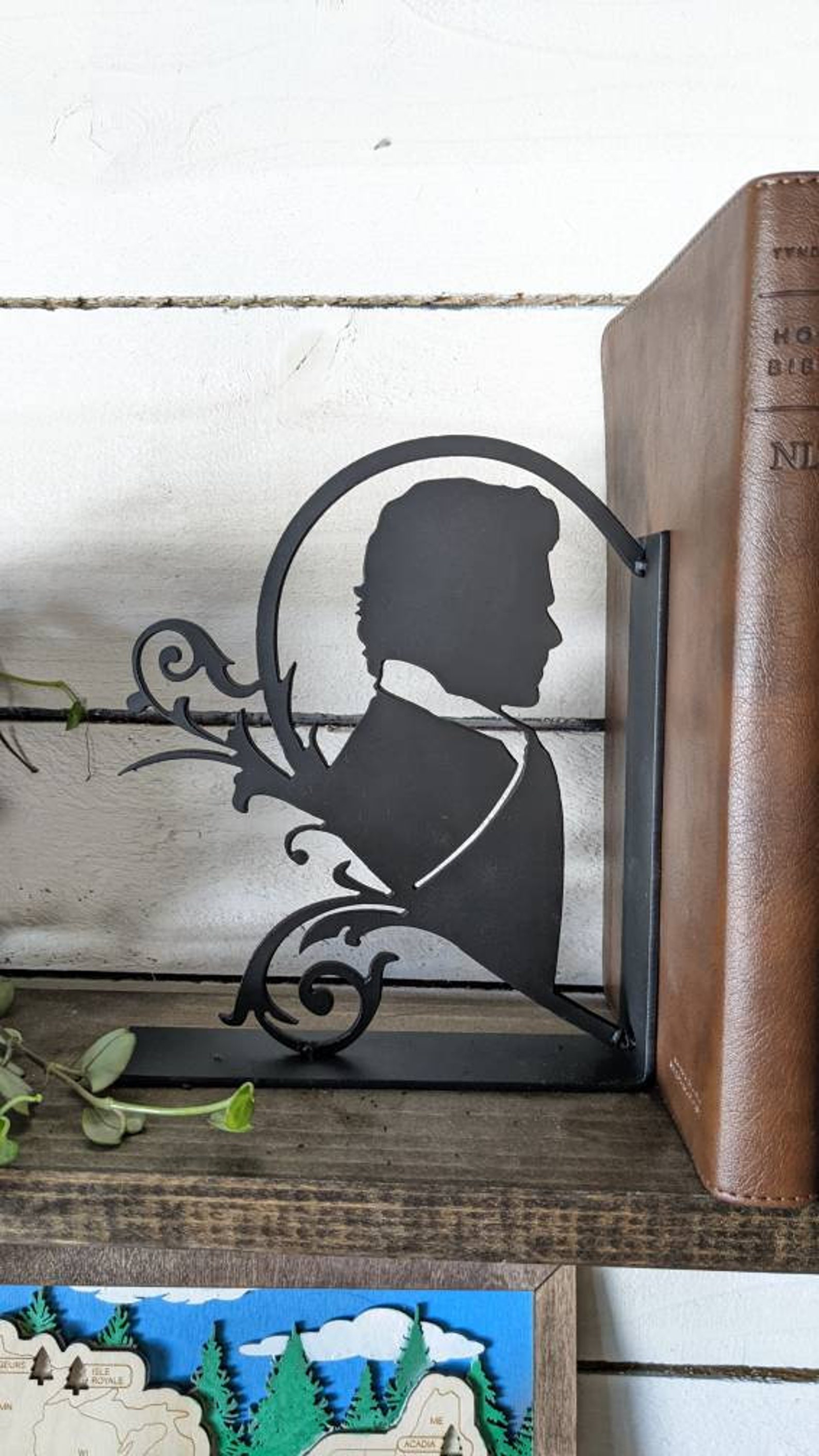 Outlander Metal Bookend Set of Outlander Bookends Book Etsy