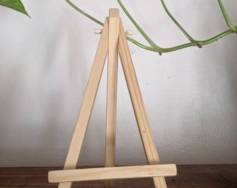 Mini Wooden Art Easel for Display Stand | Mini Sign Easel | Business Card Holder | Art Holder Display | Modern Wedding Table Number Display