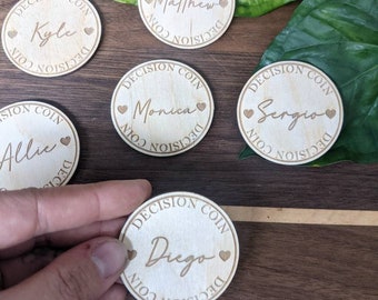 Couples Decision Coin | Valentine&#39;s Gift | Couples Gift | Gift for Him | Gift for Her | Fun Marriage Gift | Decision Flip Coin
