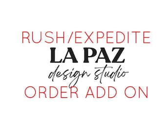 RUSH | EXPEDITE for Cake Toppers Order Add On Only
