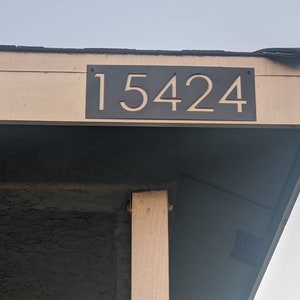 Metal House Number Sign | Address Number Sign | Modern House Number | Minimalist House Number | Metal Address Sign | Metal Numbers