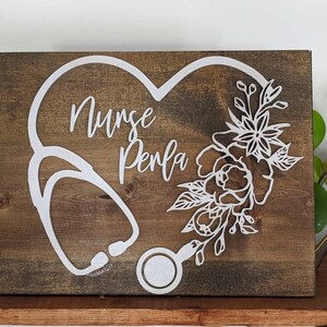 Frontline Hero 2020 | Gift For Healthcare Worker | Handmade Wooden Sign | Nurse | Doctor | Healthcare Worker | Personalized Gift