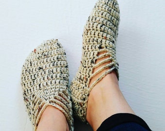 Items Similar To Handmade Crochet Slippers Made In Canada