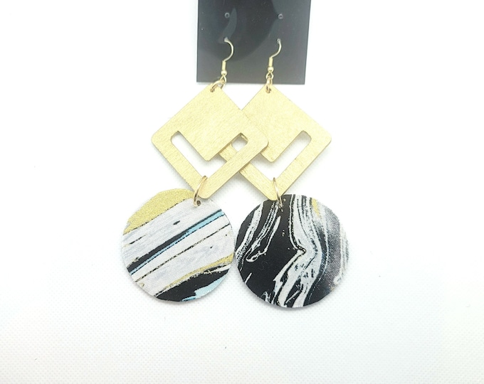 Fabric Earrings