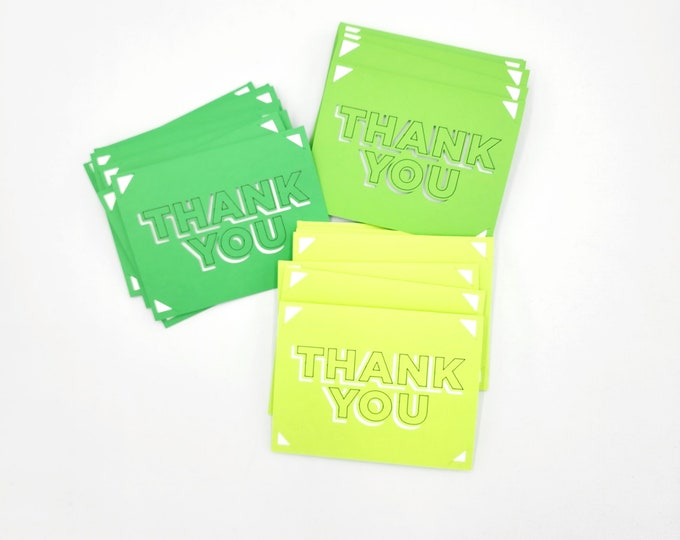 24 Thank You Cards