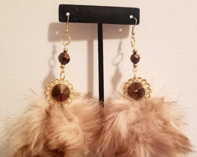 Fur Earrings