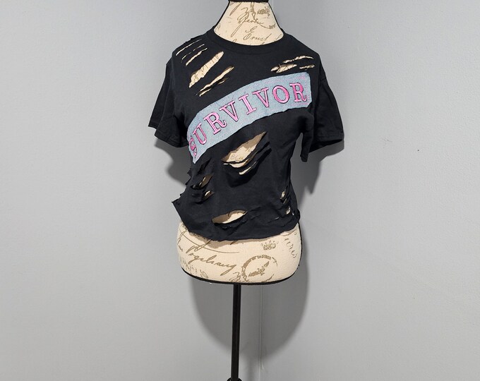 Distressed T Shirt