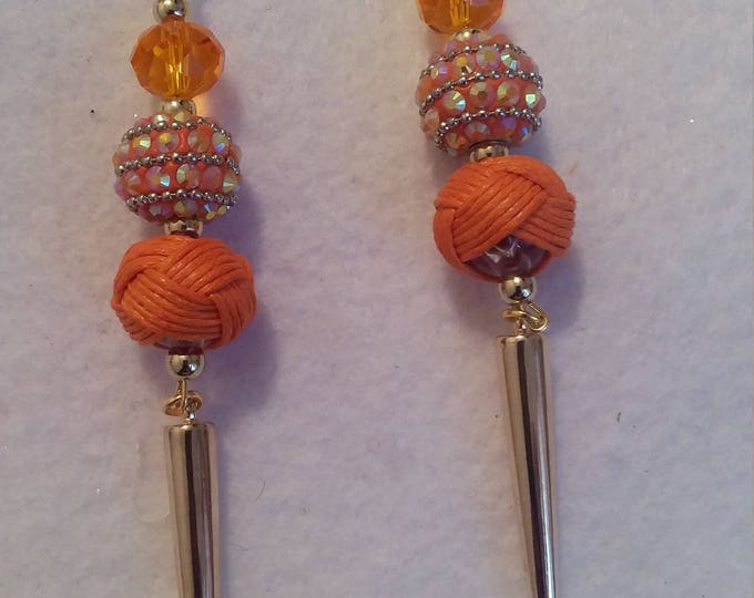 Orange Earrings