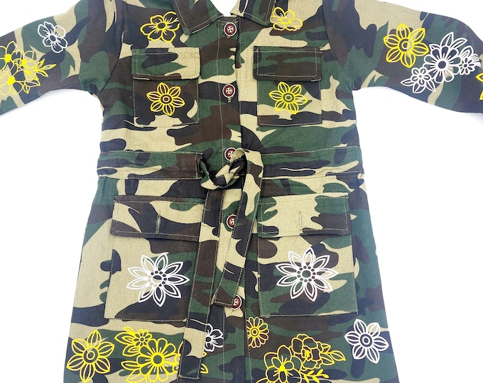 Toddler Girls Camo Jacket