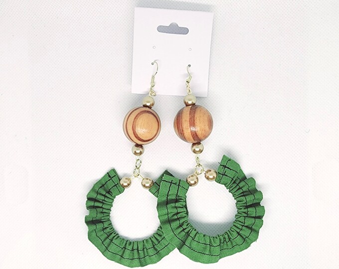 Fabric Earrings