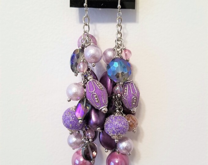 Purple Bulk Earrings