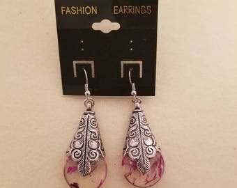 Small Purple Earrings