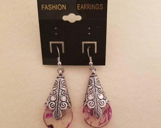 Small Purple Earrings