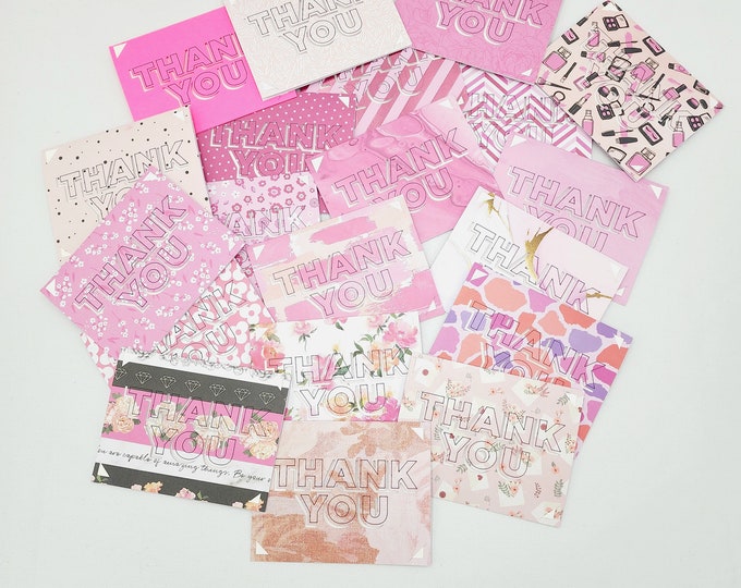 20 Thank You Cards