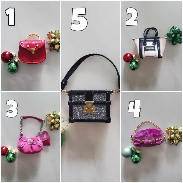 NEW zuru Mini brand fashion bags and accessories , mini purse ,mini fashion barbie accessories