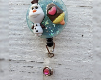 LovIvy Beads Snowman Ice Cream Silver Beads