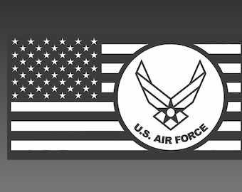 U.S. Air Force Flag. Scalable vector files. Includes SVG, DXF files.