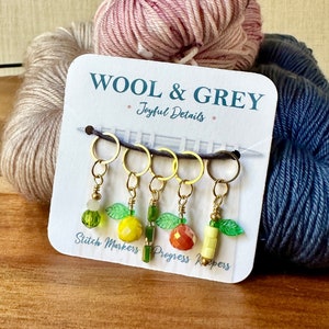 Beaded Knitting Stitch Markers, Crochet Progress Keepers, Stitch Marker, Knitting Notions, Knitting Supplies, Crochet