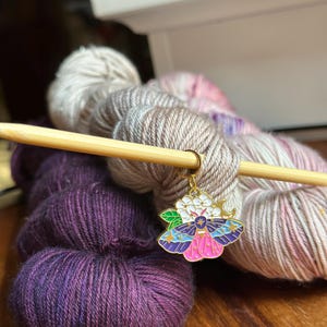 Moth Stitch Marker, Butterfly Progress Keeper, Stitch Marker, Crochet Progress Keeper, Knitting Marker