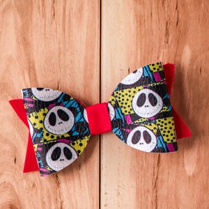 Nightmare Jack Christmas, Halloween Hair Bow
