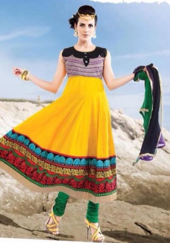 casual anarkali suit