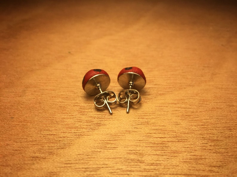 Ladybugs Miraculous Earrings inspired by Miraculous Etsy