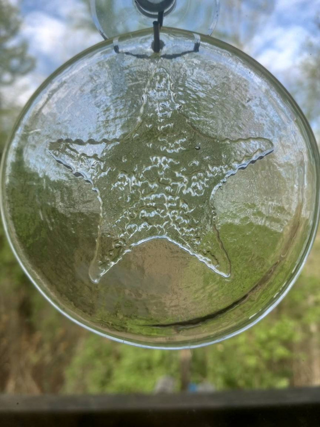 1 Available Blenko Glass Starfish Suncatcher in Crystal. 4 Etsy