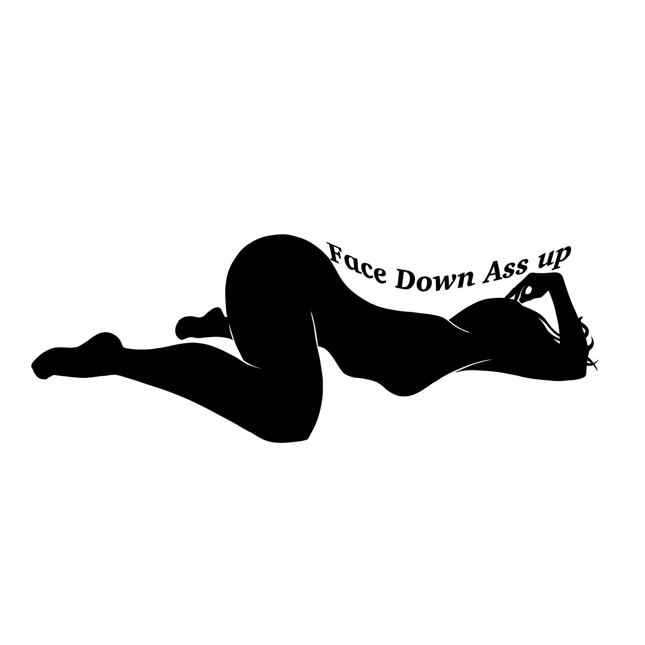 Face Down Ass Up Decal - Etsy