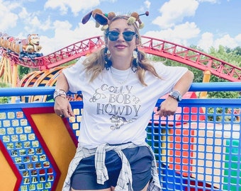 Golly Bob Howdy Slinky Dog Graphic Tee, Toy Story Tee, Woody and Buzz, Andy's Toys, Toy Story Land, Hollywood Studios Tee, Slinky Dog Dash