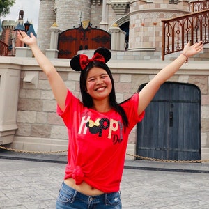 Oh Happy Day Mouse Inspired Comfort Color Vacation Group Graphic Tshirt Mouse Ears Magical Vacation Magic Kingdom Birthday Party Girls Trip