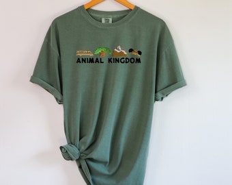 Animal Kingdom Safari Tree Mountain Mouse Comfort Colors Vacation Graphic Tshirt Best Seller