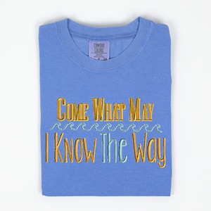 New Moana Come What May Besticktes Comfort Color Graphic Tee Design