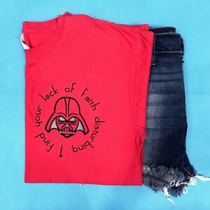 Darth Vader the Dark Side Inspired Comfort Colors Vacation Tshirt Luke I am your Father Geek Couples Tshirt WDW Millennial Falcon Comicon