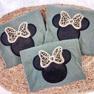 Leopard Mouse Head Tees, Animal Kingdom Tees, Mickey and Minnie Safari, Safari Mickey, Safari Minnie, WDW, Disney Family Shirts