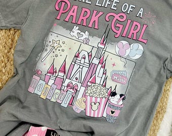 Life Of A Park Girl Mouse Vacation Graphic Tee, Summer Vacation Tee, Matching Mouse Vacation shirts, Theme Park Graphic Tee