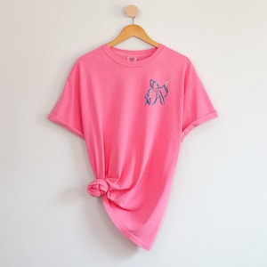 NEW  Fairy Godmother Comfort Color Embroidery Graphic Tee